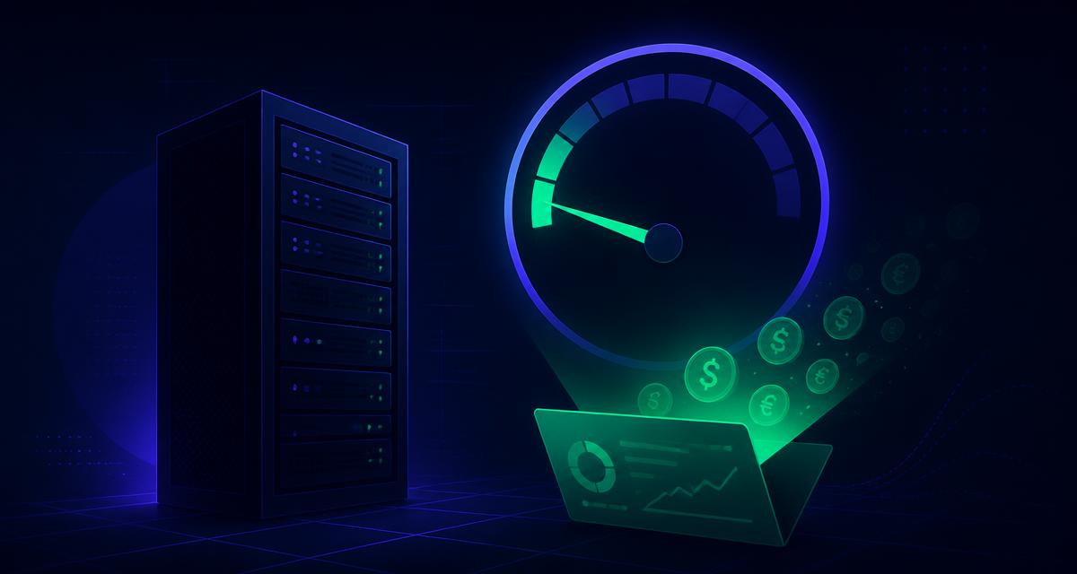 CPU utilization gauge next to hidden SQL Server licensing costs
